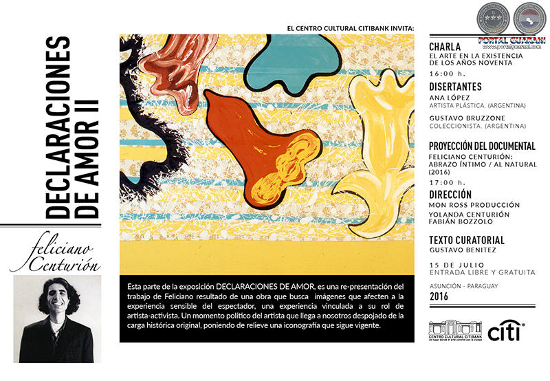 DECLARACIONES DE AMOR II - FELICIANO CENTURIÓN - 15 DE JULIO DE 2016